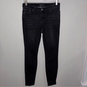 prAna London black denim skinny jeans organic cotton size 29 8